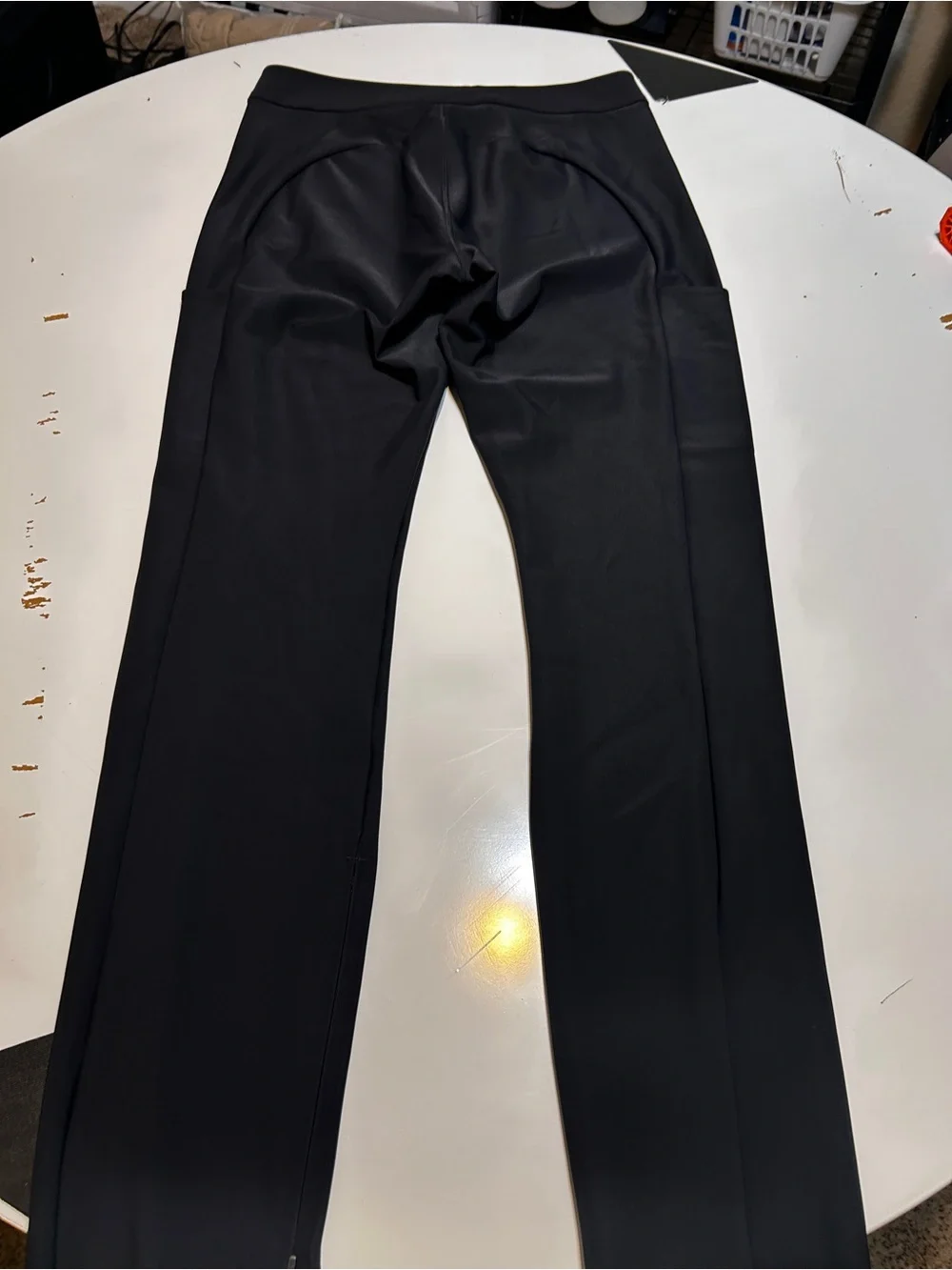 Athleta Stella Mid Rise Trouser Pant Black Sz.4